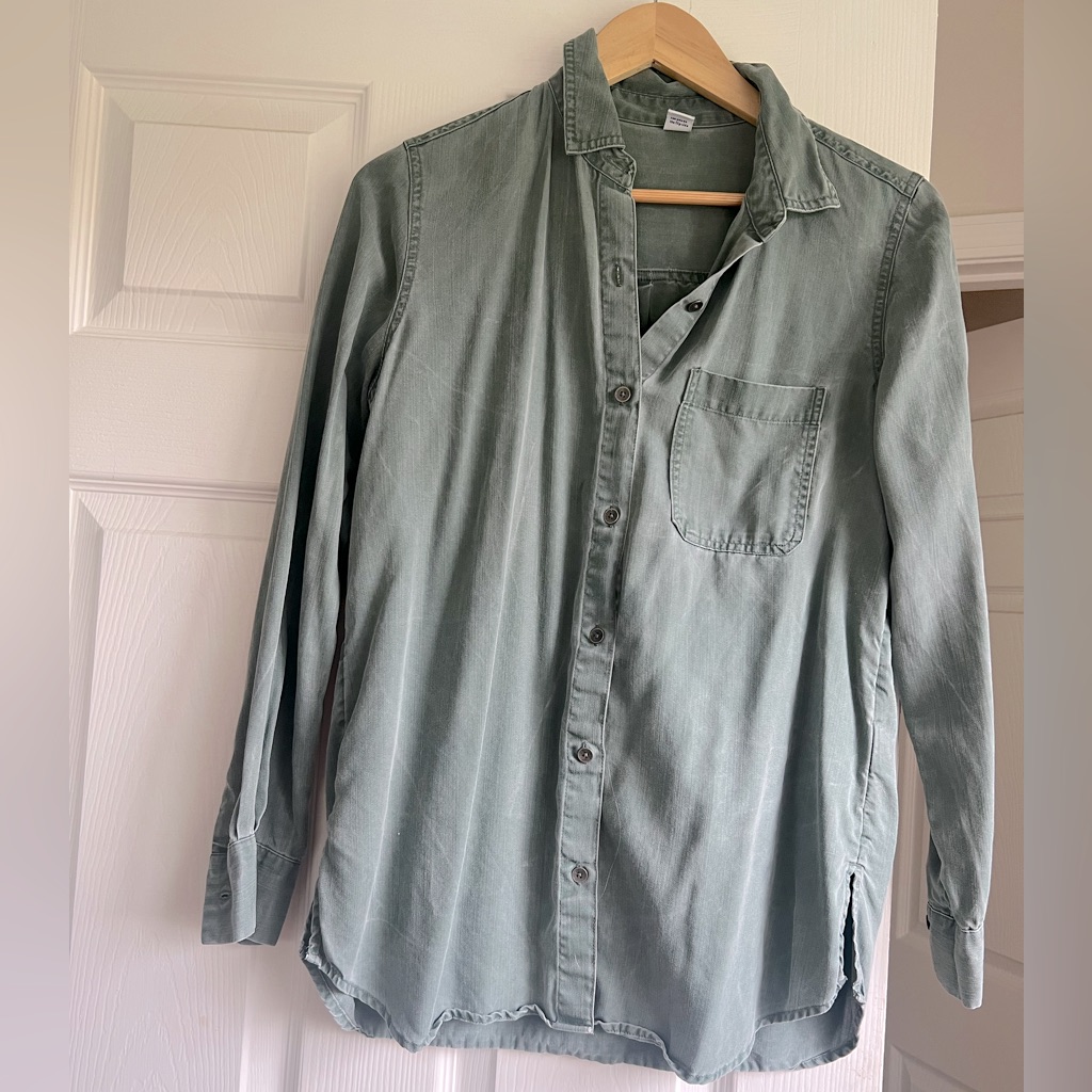 Sage Green Button Down Shirt